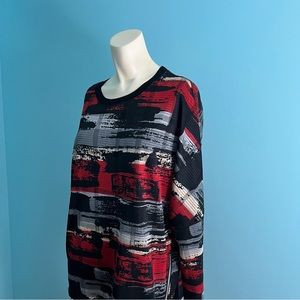 Side Zip Patrizia Luca Leopard Print Top